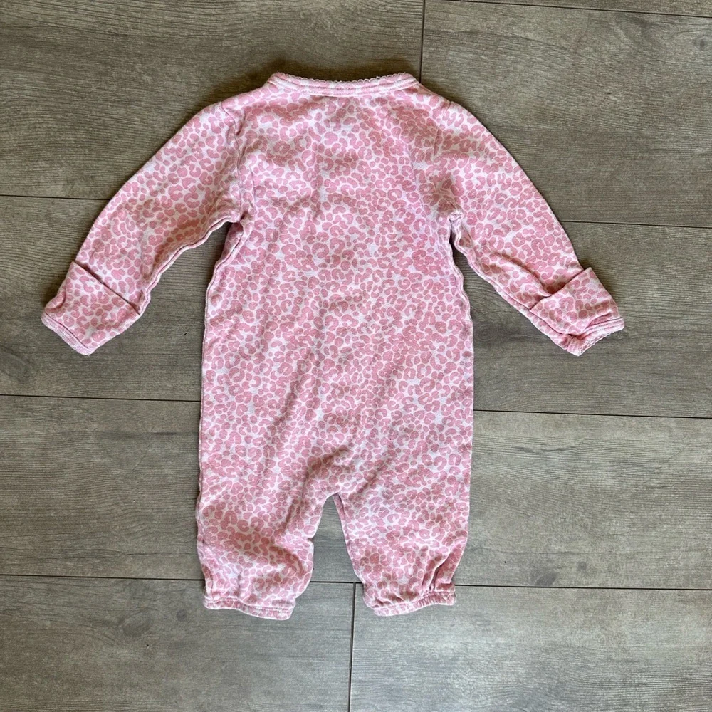 Carter’s animal print outfit baby girl Snap Down Footless One Piece 3 m baby